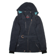 VICTORINOX Insulated Womens Coat Black Hooded S Online now