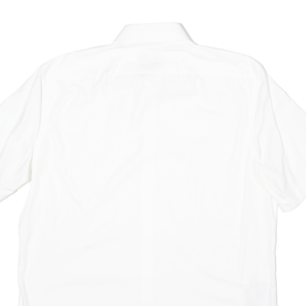 BOSS Cinzio Mens Plain Shirt White L Online Sale