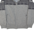 CANSON Mens Jacket Grey Wool Fair Isle L Fashion