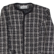 VIA NOLA Cardigan Style Womens Jacket Black Plaid M Hot on Sale