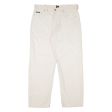 BOSS Mens Trousers Cream Regular Straight W32 L29 For Discount