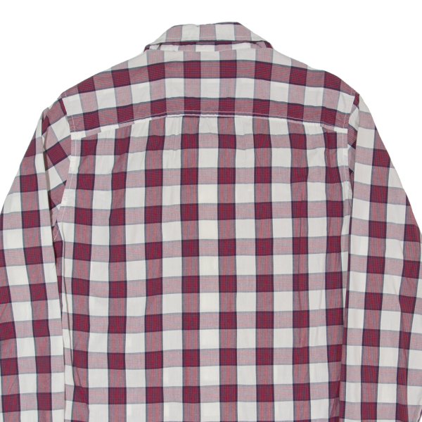 TIMBERLAND Mens Shirt Red Check Long Sleeve S Online Hot Sale