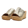 BORN Wedge Heels Beige Synthetic Womens UK 3 For Sale