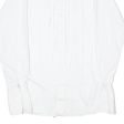 AQUASCUTUM Ruffled Mens Formal Shirt White Long Sleeve L Supply