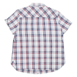 TOMMY HILFIGER Womens Shirt Blue Check L on Sale