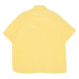 CANDA Womens Plain Shirt Yellow Silk UK 22 Discount