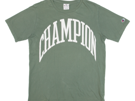 CHAMPION Boys T-Shirt Green 15-16Y Online now