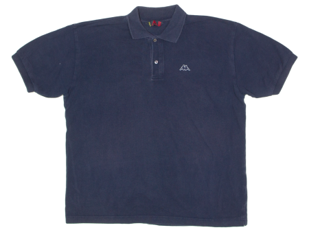 KAPPA Mens Polo Shirt Blue XL Online