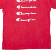 CHAMPION Mens T-Shirt Red XS For Discount