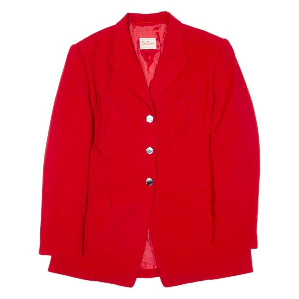 BETTY BARDAY Womens Blazer Jacket Red Wool 90s UK 12 For Sale