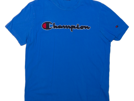 CHAMPION Mens T-Shirt Blue S For Sale