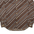 TOM TAILOR Boys Shirt Brown Striped Long Sleeve L Sale