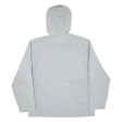 4YOU Mens Shell Jacket Grey Hooded L For Cheap