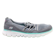 SKECHERS Low Top Trainers Grey Synthetic Womens UK 7 Cheap