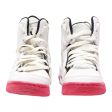 AIR JORDAN High Top Trainers White Leather Girls UK 4 Sale