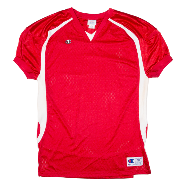 CHAMPION Training Jersey Mens Jersey Red USA V-Neck XL on Sale