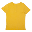 SUNSHINE DAY Mens T-Shirt Yellow L For Cheap