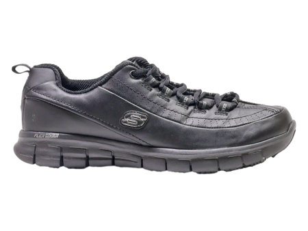 SKECHERS Sneaker Trainers Black Leather Mens UK 5.5 Sale