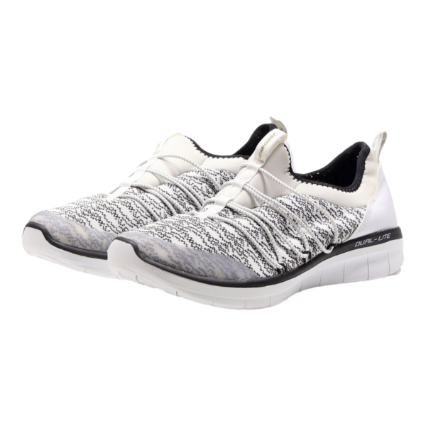 SKECHERS Sneaker Trainers White Synthetic Womens UK 5 Online