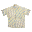 VIA VENETO Mens Shirt Yellow 90s Check L on Sale