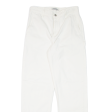 CARHARTT WIP Carpenter Pierce Pant Womens Trousers White Regular Tapered W26 L28 For Cheap