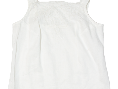 Womens Camisole Top White Sleeveless L on Sale