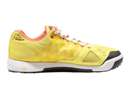 REEBOK Sneaker Trainers Yellow Synthetic Womens UK 4.5 Cheap