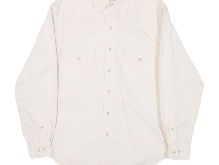 BANANA REPUBLIC Mens Plain Shirt Pink Long Sleeve S Online