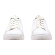 TOMMY HILFIGER Low Top Trainers White Leather Womens UK 6 Supply