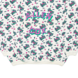 ALLEN COX Floral Womens Sweatshirt White L For Discount