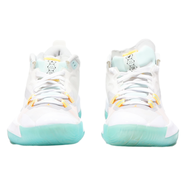 AIR JORDAN Zion 1 High Top Trainers White Synthetic Womens UK 5 Discount