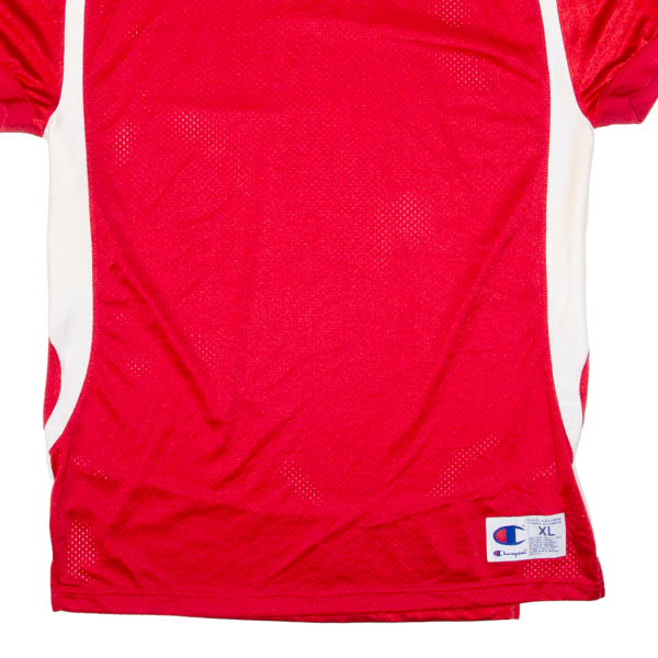 CHAMPION Training Jersey Mens Jersey Red USA V-Neck XL on Sale