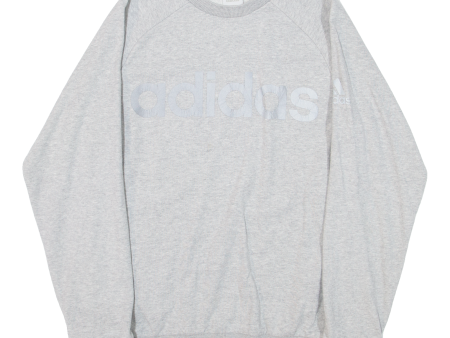 ADIDAS Boys Sweatshirt Grey M Hot on Sale