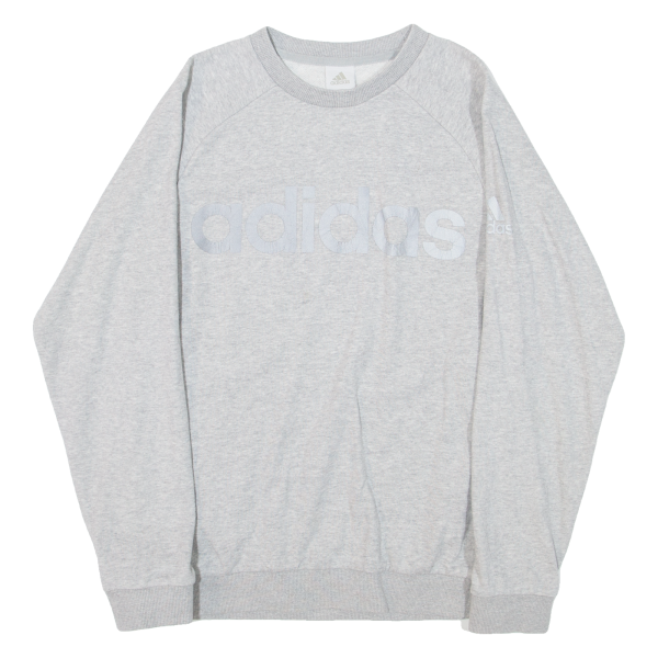 ADIDAS Boys Sweatshirt Grey M Hot on Sale