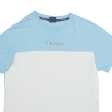 CHAMPION Mens T-Shirt Blue L Online now