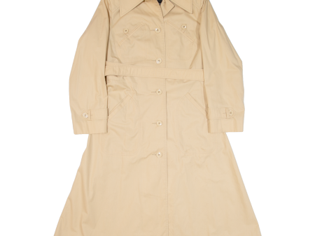 ADRIEN SAPIRO Womens Trench Coat Pink M Online