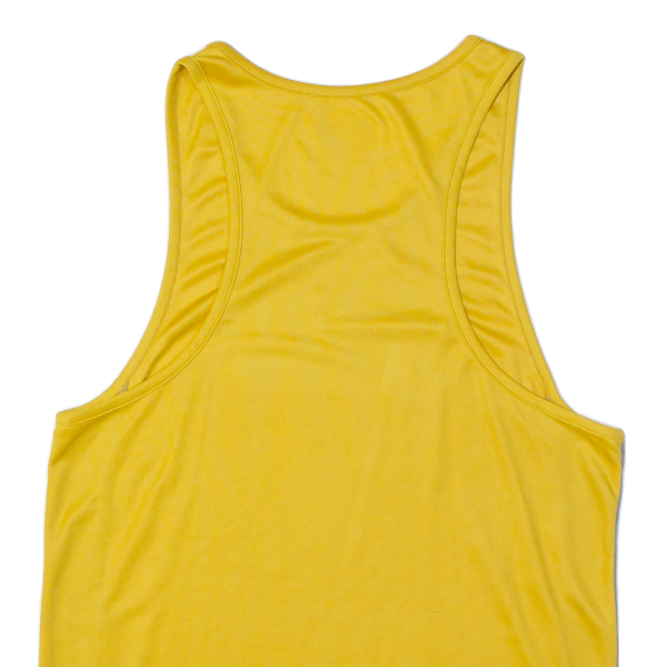 REEBOK Mens Vest Yellow Sleeveless S Discount