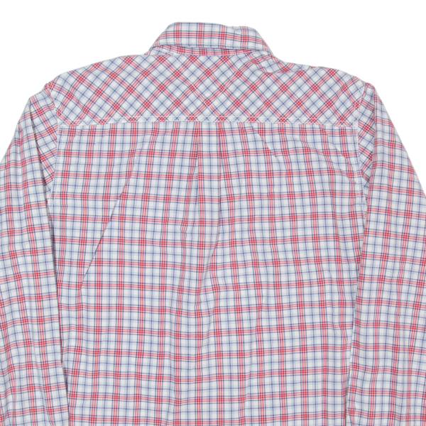 TOMMY HILFIGER Mens Shirt Red Check Long Sleeve L For Sale