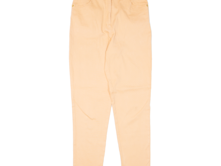 ALBA MODA Womens Trousers Orange Regular Mom W24 L27 Sale