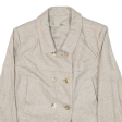 Womens Blazer Jacket Beige S Cheap