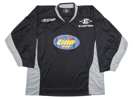 CHIP Mens Jersey Black Long Sleeve V-Neck XL Supply