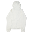 ADIDAS Fleece Lined Womens Jacket Cream Hooded UK 12 For Sale