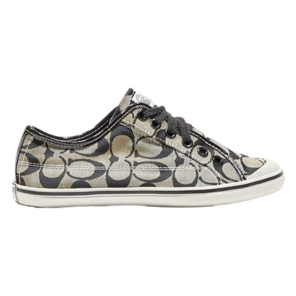 COACH Low Top Trainers Grey Synthetic Womens UK 6 Online Hot Sale