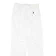 CARHARTT WIP Carpenter Pierce Pant Womens Trousers White Regular Tapered W26 L28 For Cheap