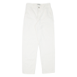 CARHARTT WIP Carpenter Pierce Pant Womens Trousers White Regular Tapered W26 L28 For Cheap