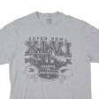 REEBOK Super Bowl Giants Vs Patriots Mens T-Shirt Grey USA XL Fashion