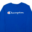 CHAMPION Mens T-Shirt Blue Long Sleeve M Cheap