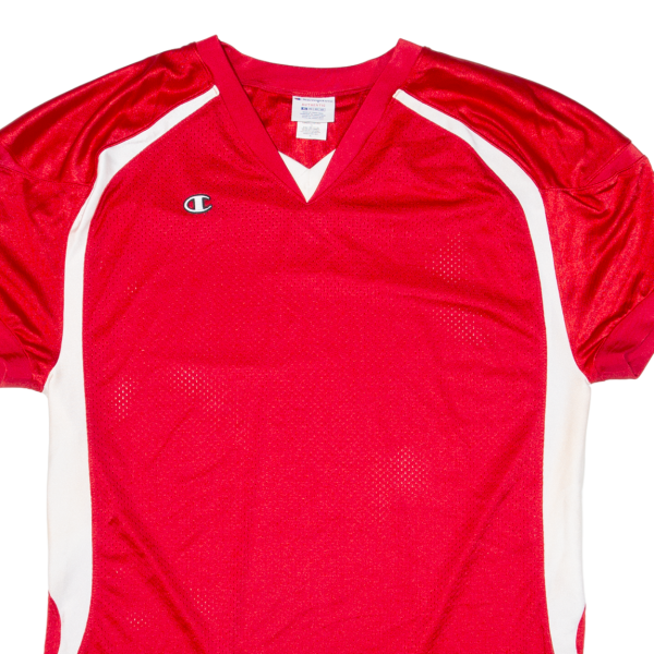 CHAMPION Training Jersey Mens Jersey Red USA V-Neck XL on Sale