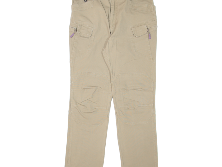 THE HERMIT TO ENDURE Mens Trousers Beige Slim Straight W30 L28 on Sale