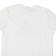 ADIDAS Womens T-Shirt White L Online Hot Sale